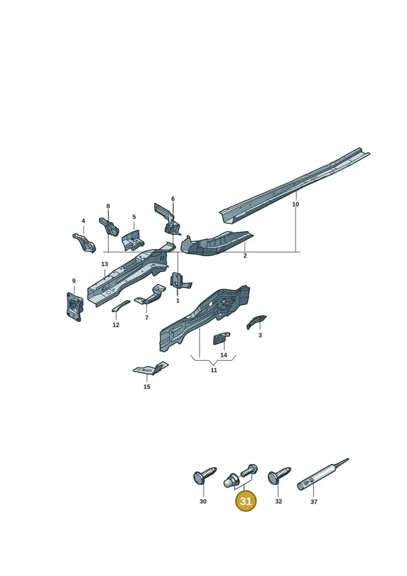 WHT000869 — Volkswagen Tiguan 2.0 (2023-) diagram 57x803000, position 31