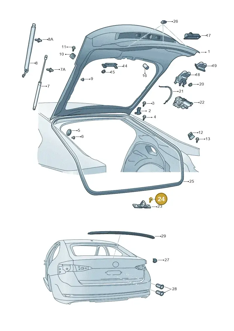 WHT001236 — Skoda Octavia (2019-2022) diagram 585827000, position 24