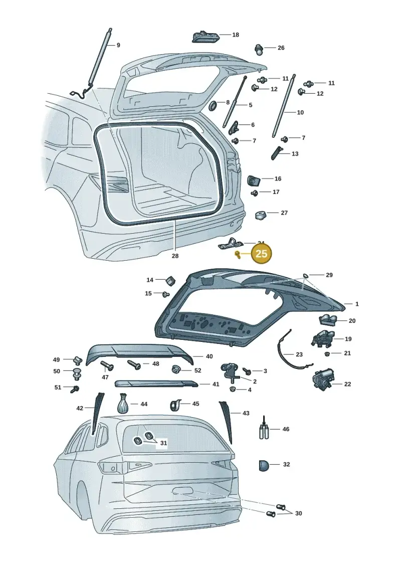WHT001236 — Skoda Enyaq (2020-2021) diagram 50a827000, position 25
