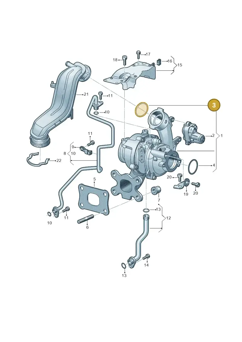 WHT001386 — Volkswagen Passat estate (2023-) diagram 813145222, position 3