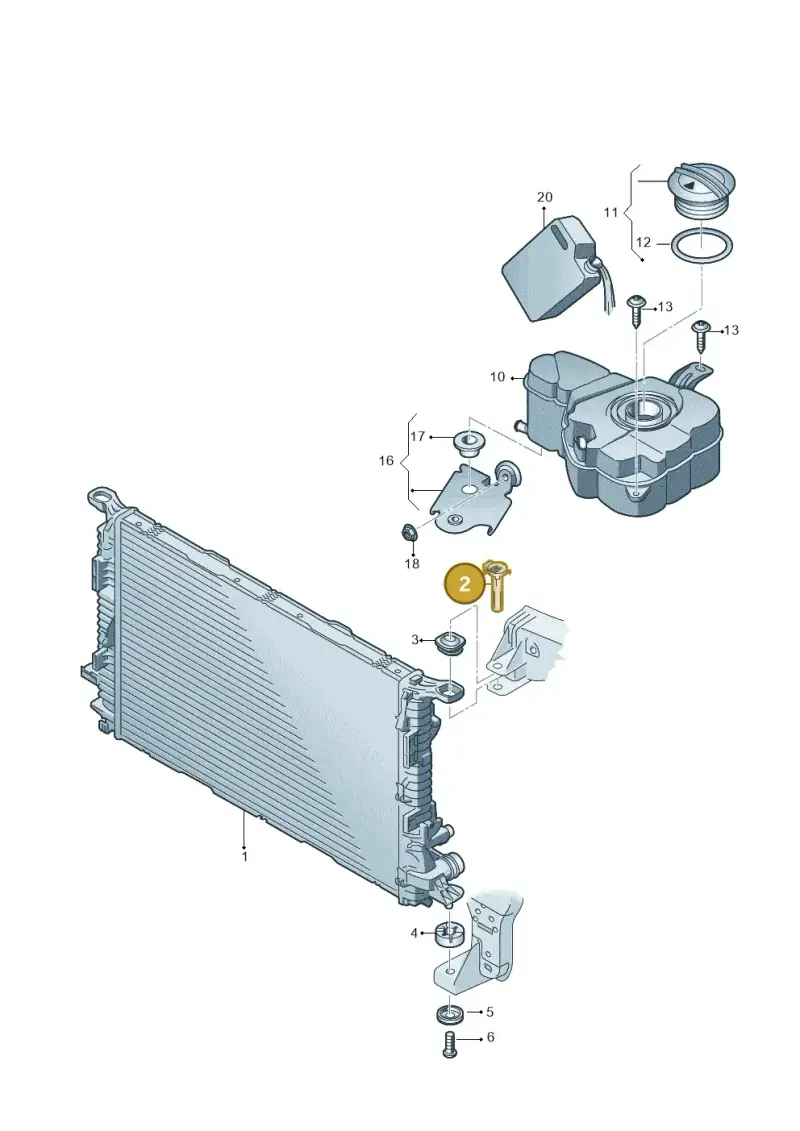WHT001506A — Audi A8 (2013-2018) diagram 771121700, position 2