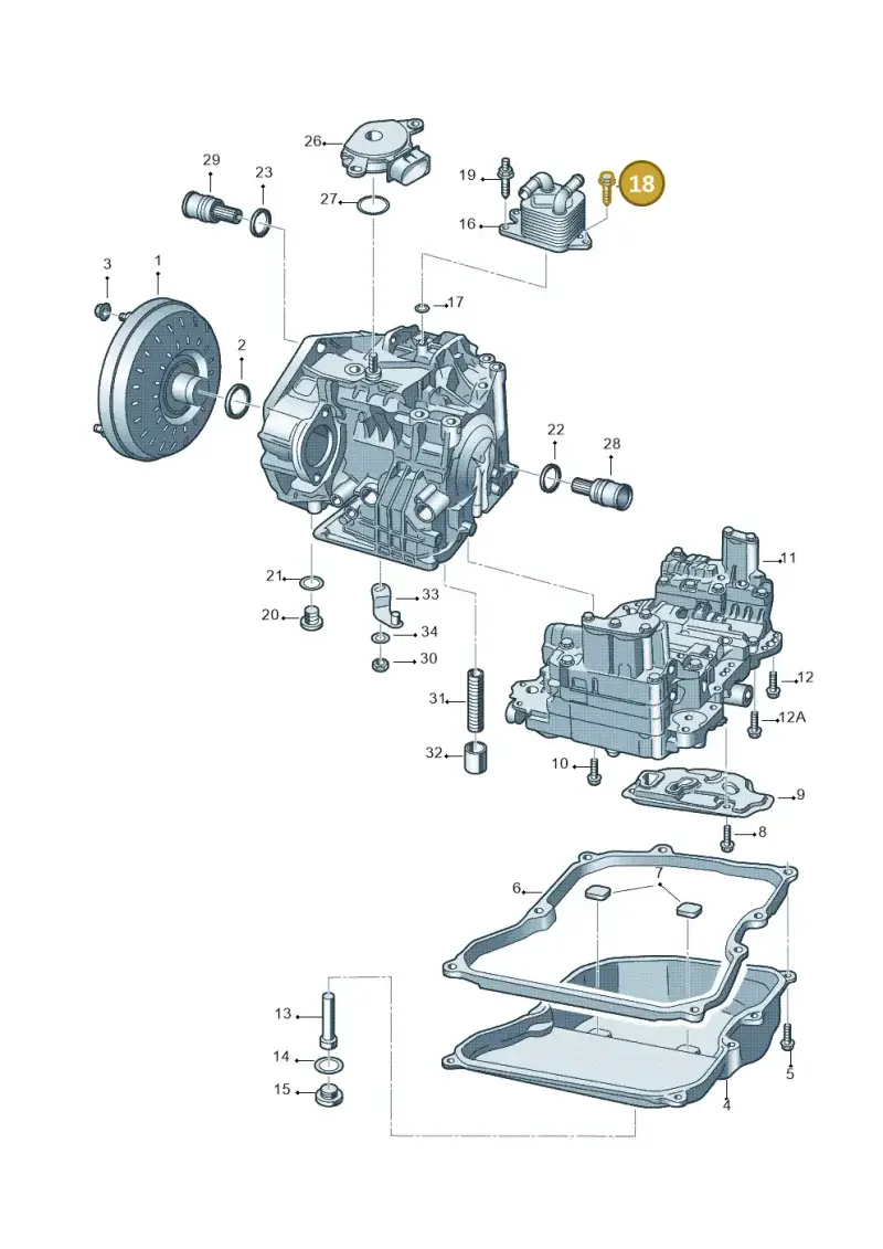 WHT001864 — Volkswagen Polo (2012-2014) diagram 461321650, position 18