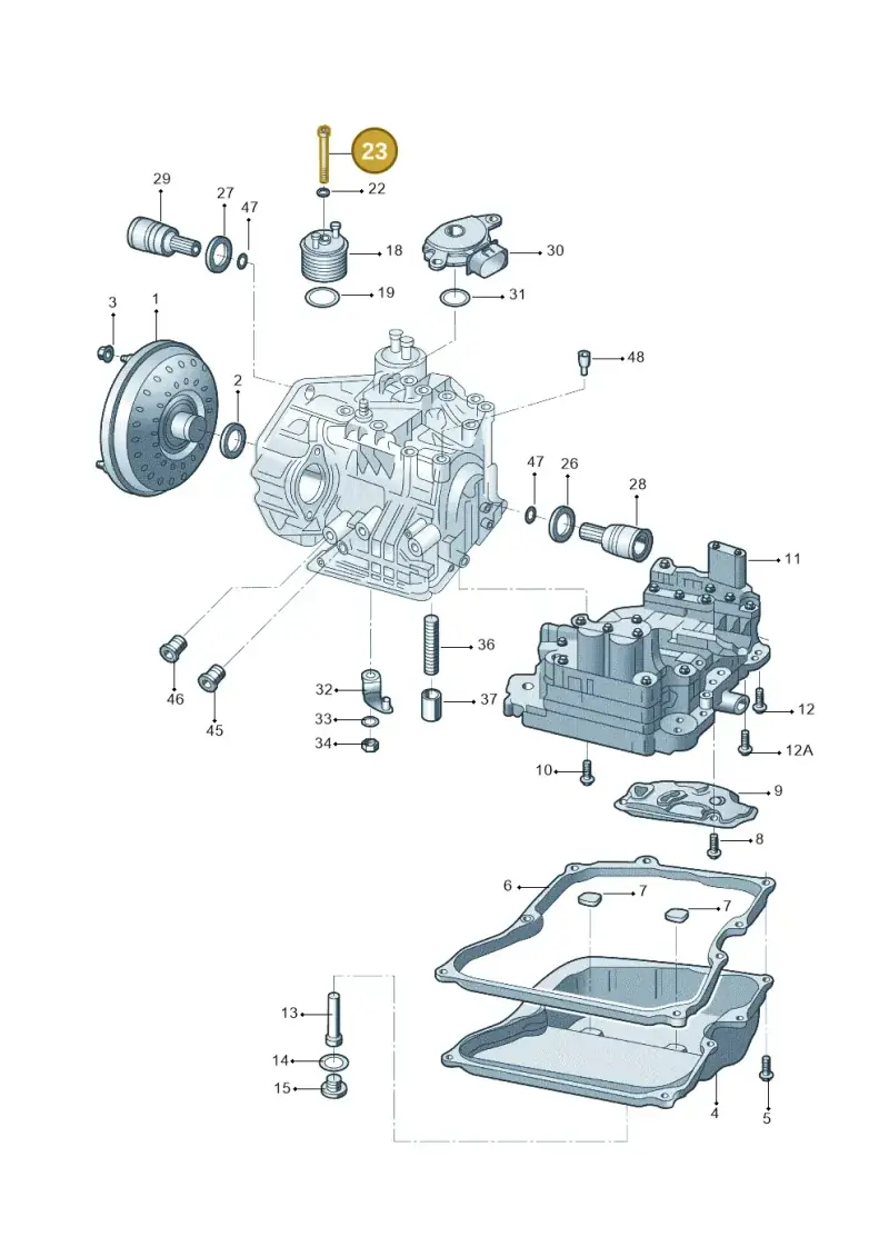 WHT001864 — Volkswagen Lavida (2012-2021) diagram 744321650, position 23