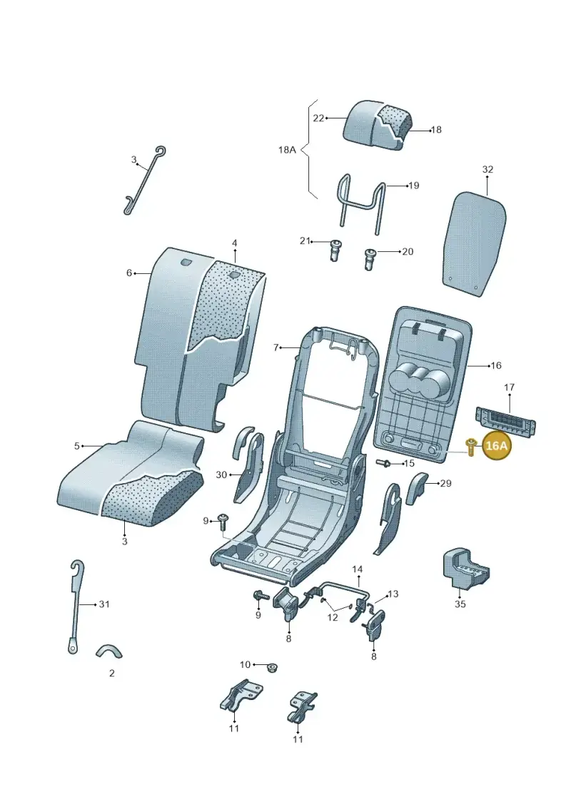WHT001867 — Skoda Yeti (2013-2017) diagram 481885600, position 16A