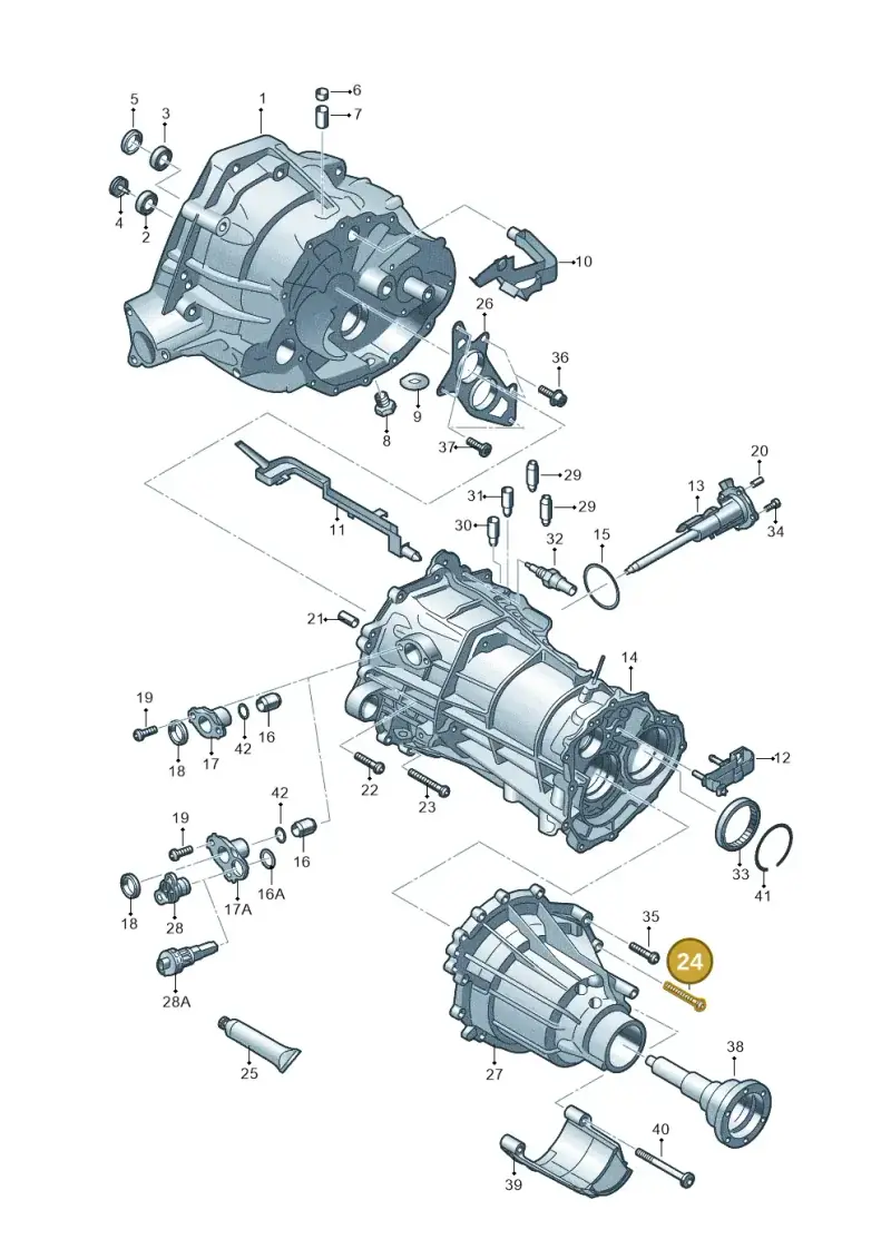 WHT001958B — Audi A4 Av. Allroad (2008-2016) diagram 647301760, position 24