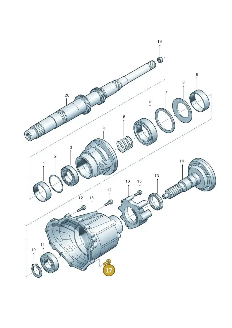 WHT001958B — Audi A4 Av. Allroad (2008-2016) diagram 647409800, position 17