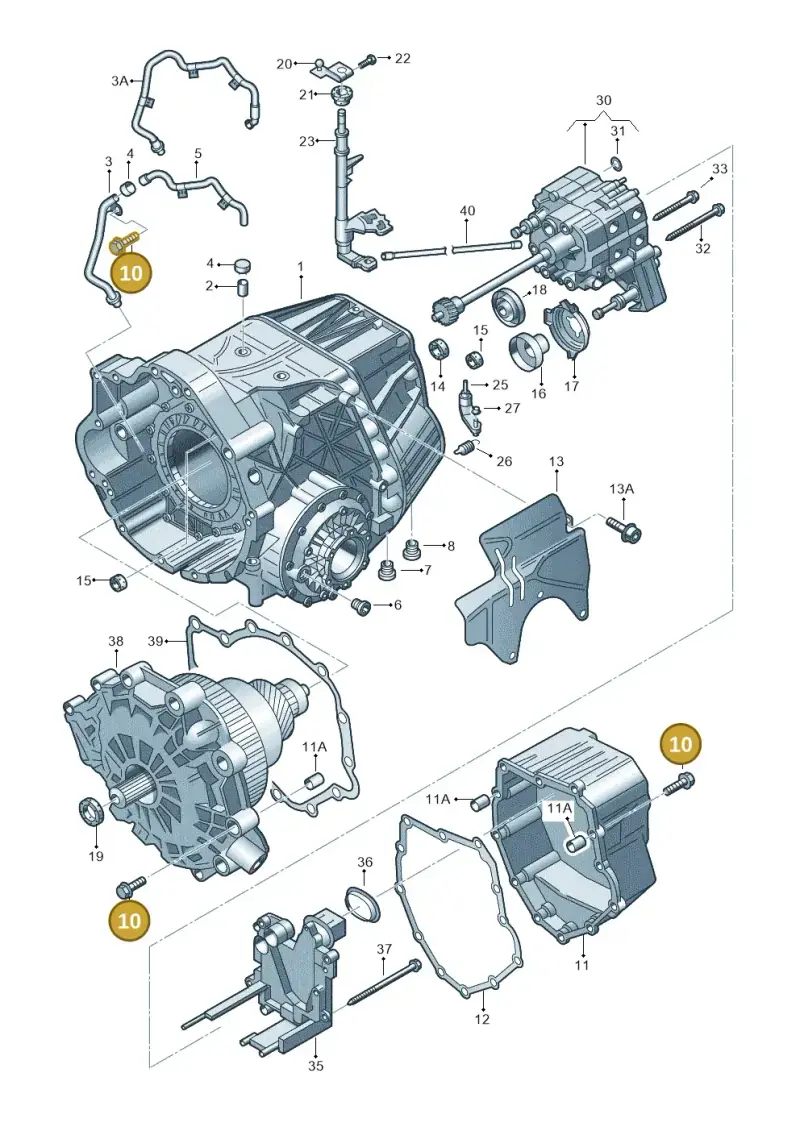 WHT002079A — Audi A6 2.7 TDI (2008-2011) diagram 261321600, position 10