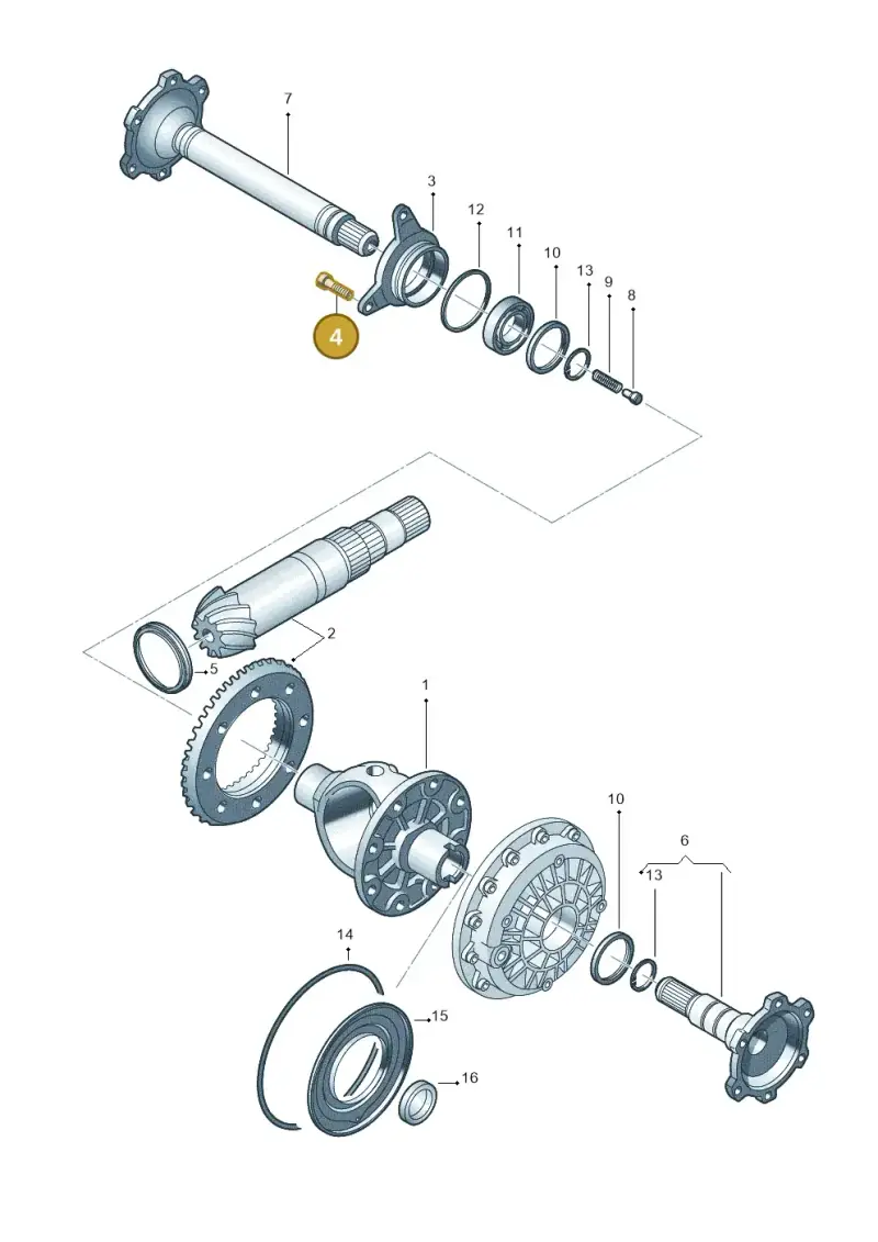 WHT002079A — Audi A6 2.7 TDI (2008-2011) diagram 261409550, position 4