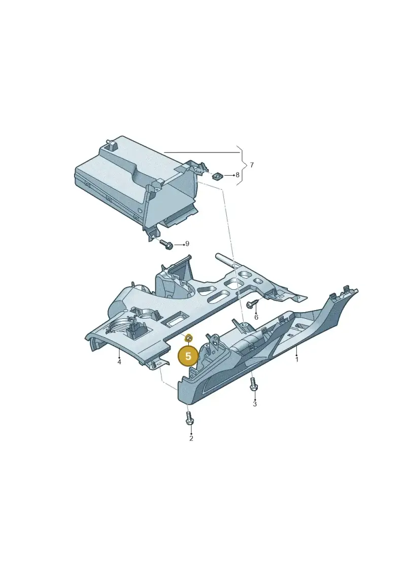 WHT002098 — Audi Q8 e-tron (2018-2025) diagram 586857250, position 5