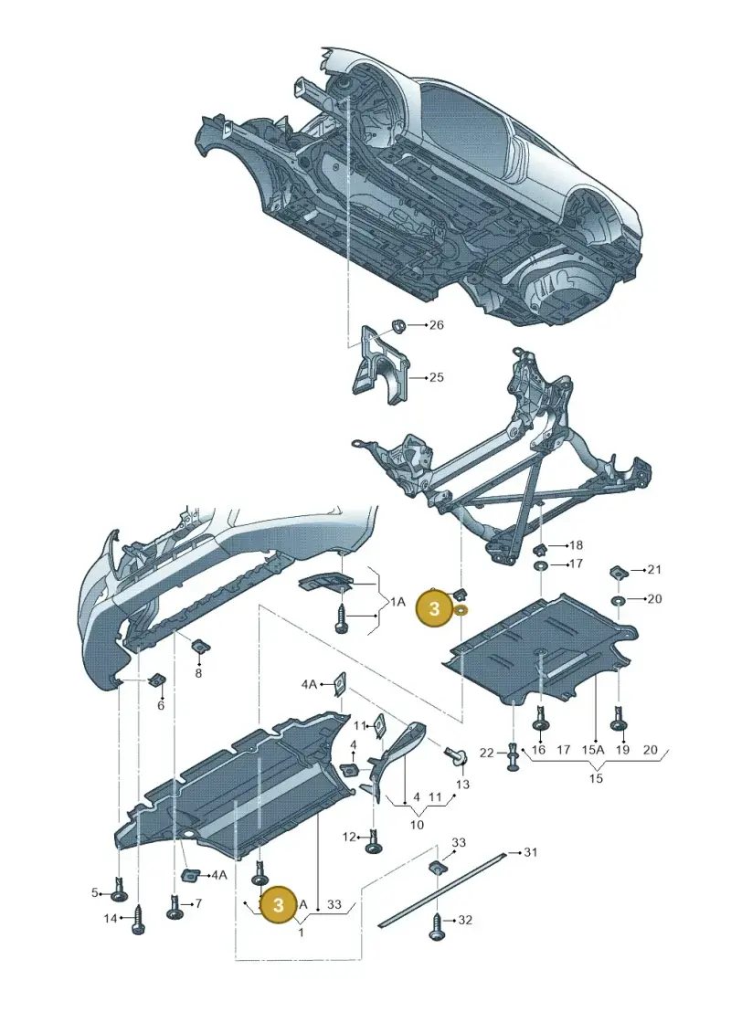 WHT002227 — Audi Q5 qu. 2.0 TDI (2012-2017) diagram 620863250, position 3