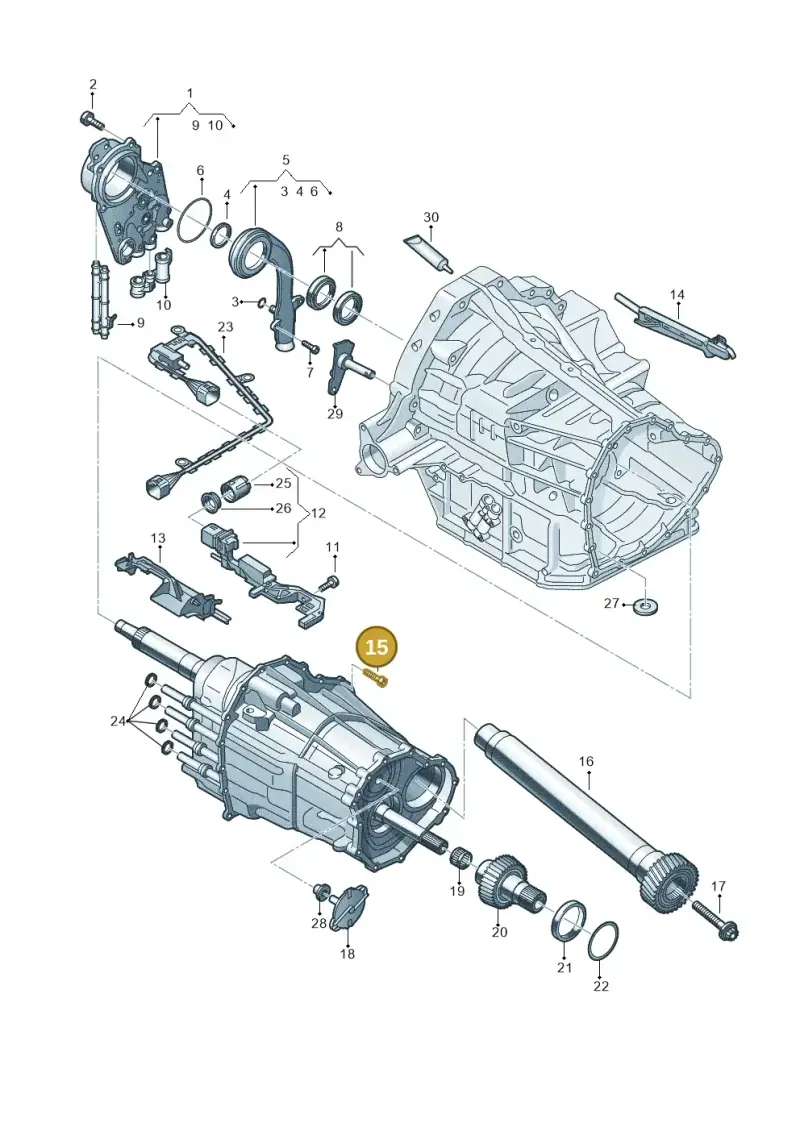 WHT002459 — Audi A6 Avant (2012-2018) diagram 647321700, position 15