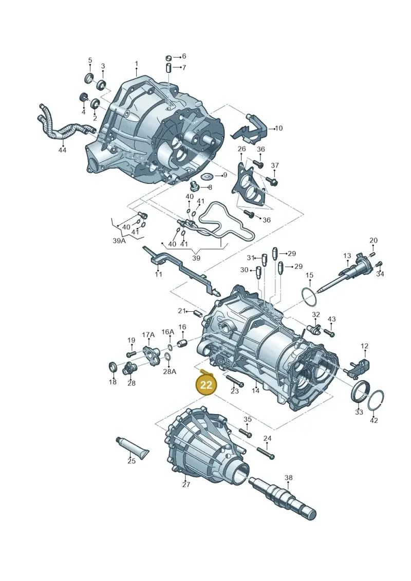 WHT002459 — Audi A5 Sportback (2011-2017) diagram 736301700, position 22