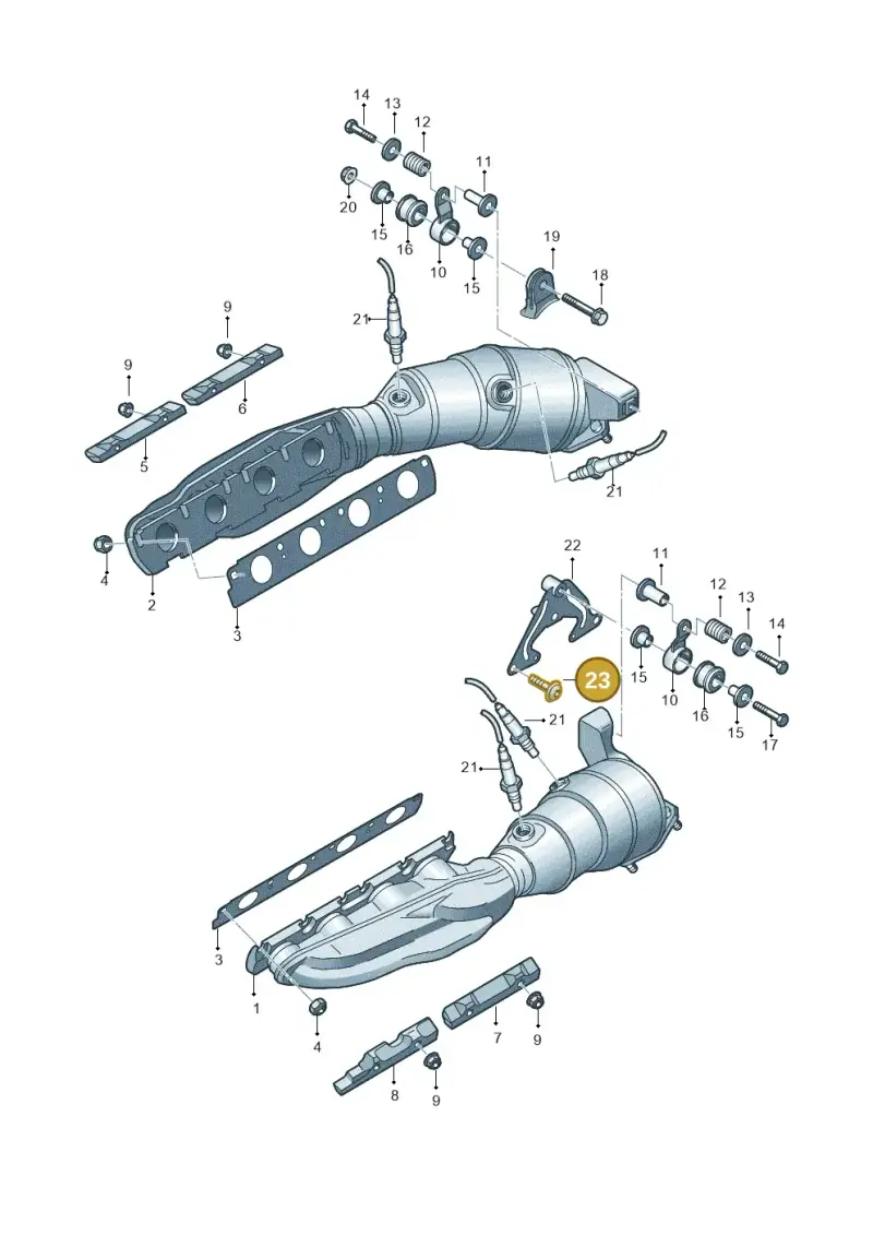 WHT002459 — Audi R8 Spyder (2015-2024) diagram 872253400, position 23
