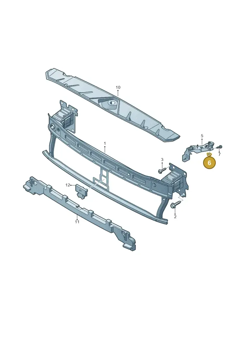WHT002615 — Audi Q2 (2016-2025) diagram 803807000, position 6
