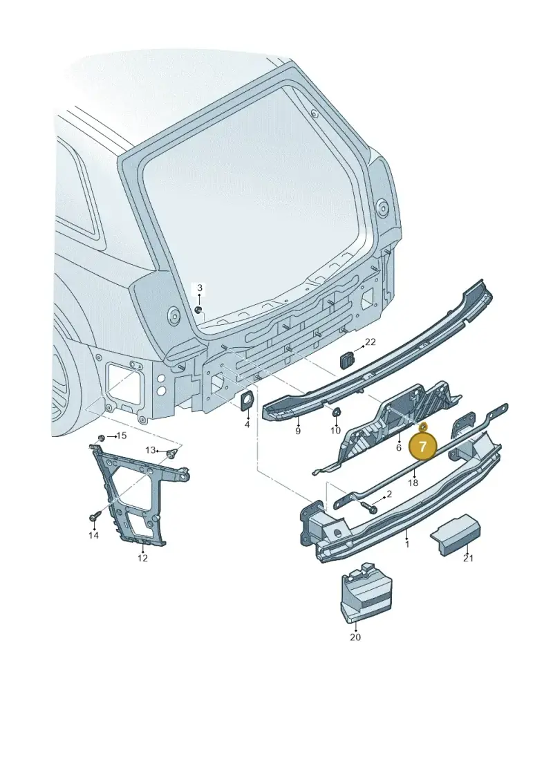 WHT002615 — Audi Q7 (2015-2025) diagram 859807500, position 7+10+15