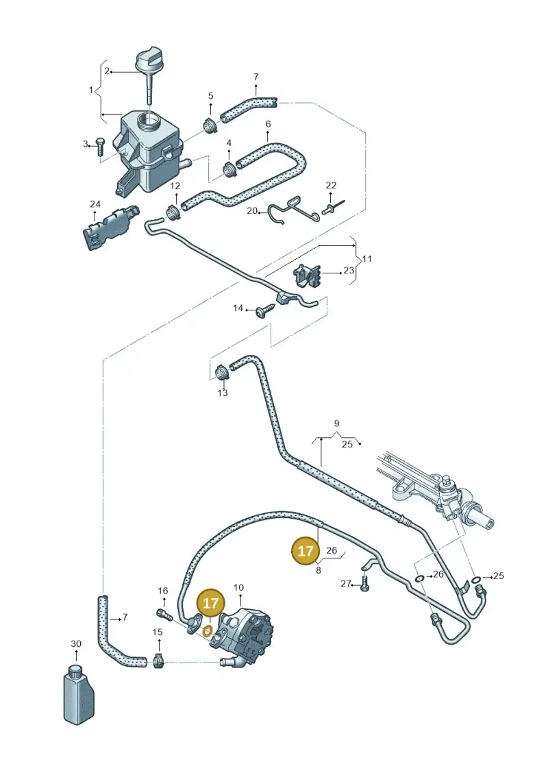 WHT002666 — Volkswagen Caravelle (2015-2019) diagram 861422600, position 17