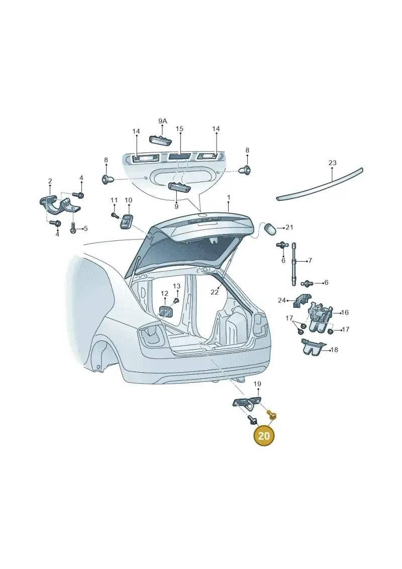 WHT003266 — Skoda Rapid (2012-2022) diagram 740827010, position 20