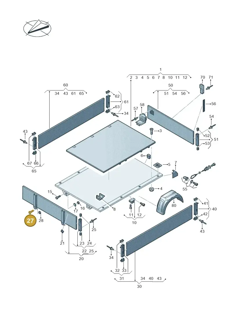 WHT003468 — Volkswagen MAN TGE 35 (2016-2021) diagram 807829000, position 27