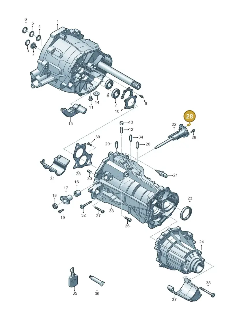 WHT003481 — Audi A5 Sportback (2011-2017) diagram 636301750, position 28