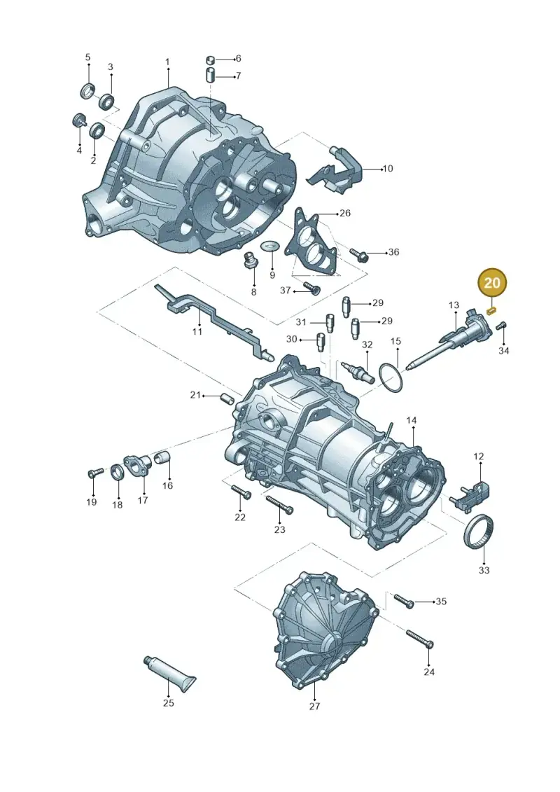 WHT003481 — Audi A4L 2.0 (2008-2012) diagram 669301030, position 20