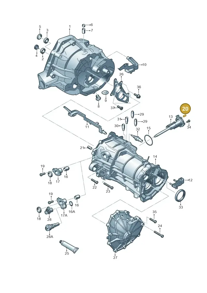 WHT003481 — Audi A6 2.0 tdi (2010-2015) diagram 670301300, position 20