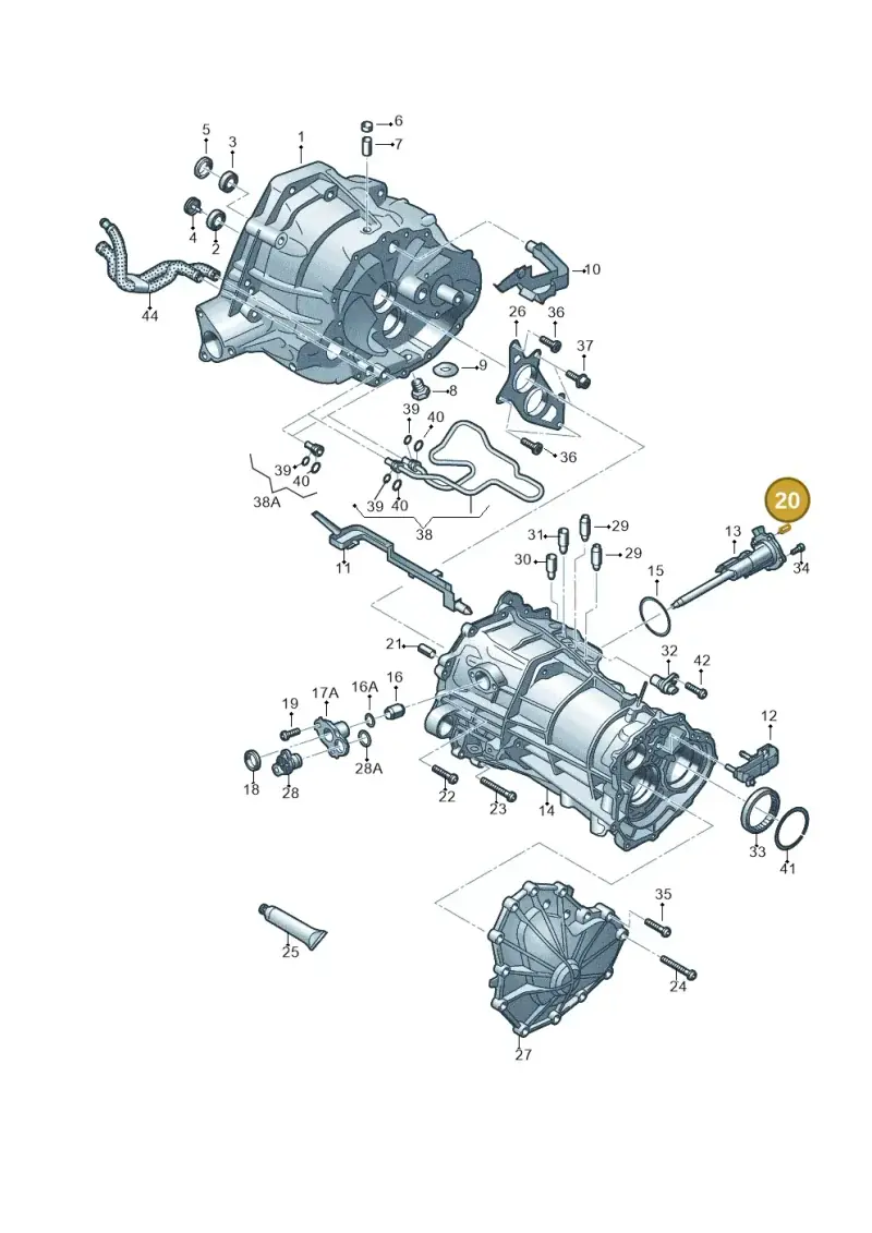 WHT003481 — Audi Q5 qu. 2.0 TDI (2012-2017) diagram 736301300, position 20