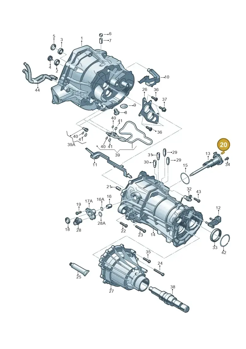 WHT003481 — Audi Q5 qu. 2.0 TDI (2012-2017) diagram 736301700, position 20