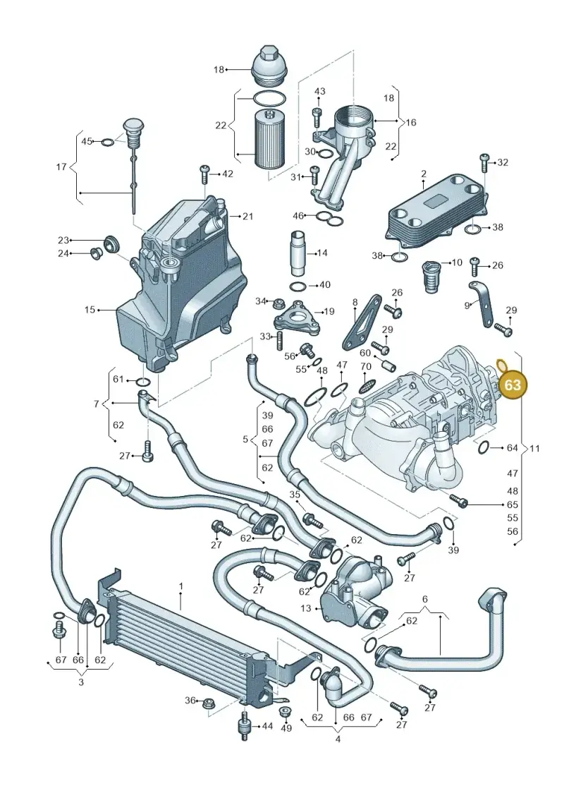 WHT003731 — Audi RS6 Avant qu.5.0 (2007-2010) diagram 641115000, position 63