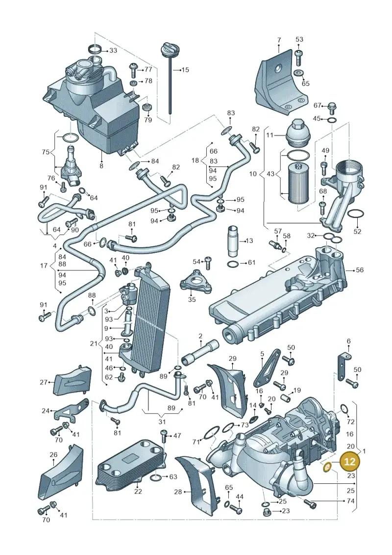 WHT003731 — Audi R8 qu. 5.2 (2012-2015) diagram 752115050, position 12+72