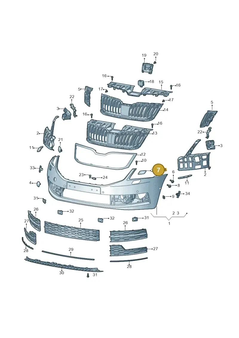 WHT003737 — Skoda Octavia (2017-2020) diagram 805807000, position 7