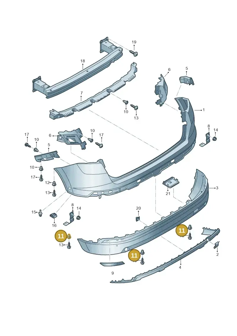 WHT003737 — SEAT Ateca (2016-) diagram 893807500, position 11