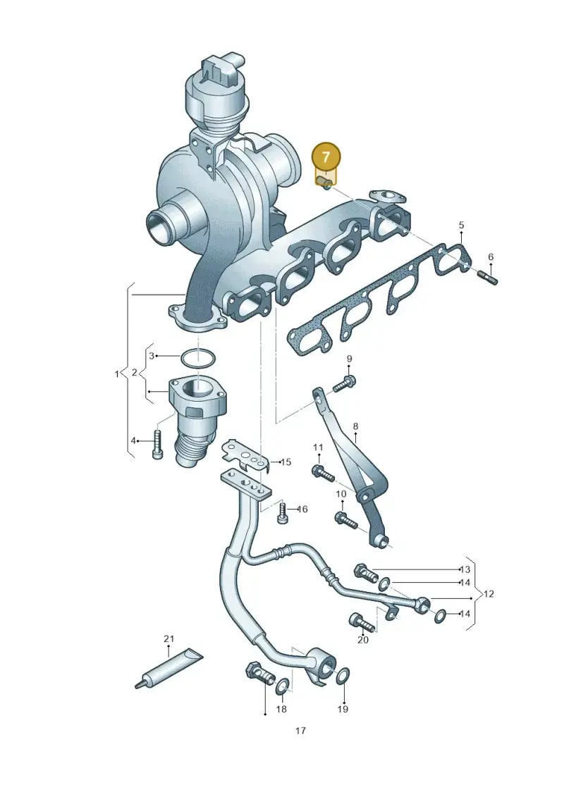 WHT003842 — Volkswagen Amarok twin cab (2016-2022) diagram 894145000, position 7
