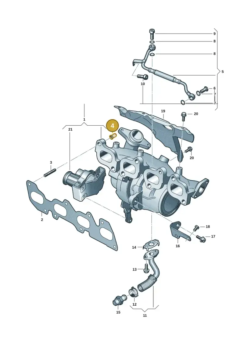 WHT003842 — Volkswagen Transport. multivan (2019-2024) diagram 7ep145250, position 4