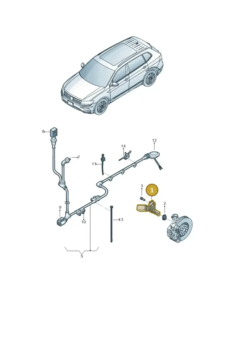 WHT003857B — Volkswagen Tiguan 2.0 4Motion (2017-2024) diagram 833927010, position 1