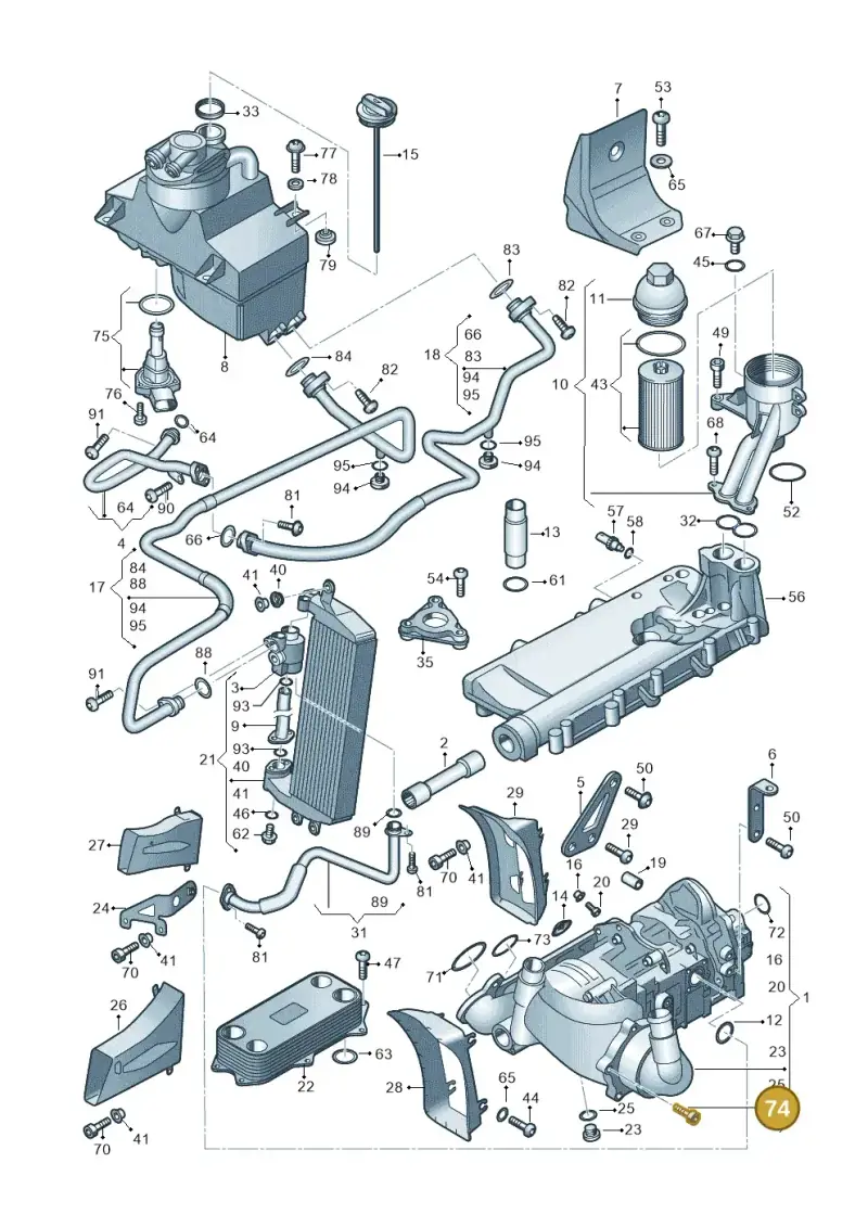WHT003868A — Audi R8 qu. 5.2 (2012-2015) diagram 752115050, position 74