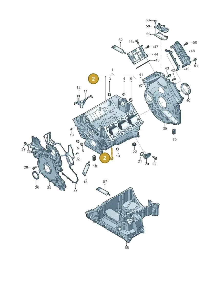 WHT003959 — Volkswagen Amarok twin cab (2022-) diagram 894103250, position 2