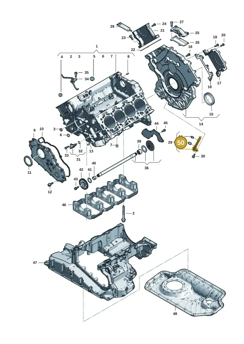 WHT004647 — Audi Q8 (2018-2025) diagram 429103059, position 50