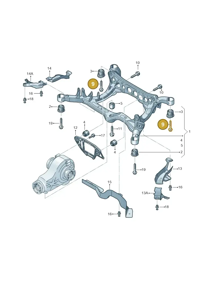 WHT004756 — Audi RS6 Avant (2013-2018) diagram 758505020, position 9