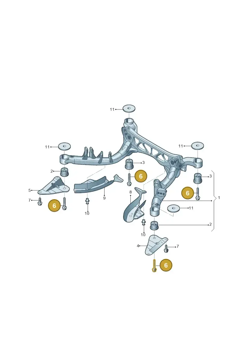 WHT004756 — Audi A6 1.8 (2015-2019) diagram 887505005, position 6