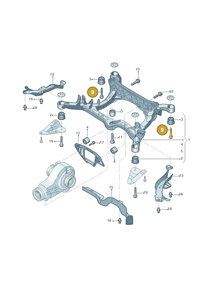 WHT004756 — Audi A6 1.8 (2015-2019) diagram 887505010, position 9