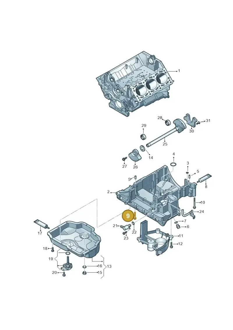 WHT004873 — Volkswagen Amarok twin cab (2022-) diagram 693103280, position 9
