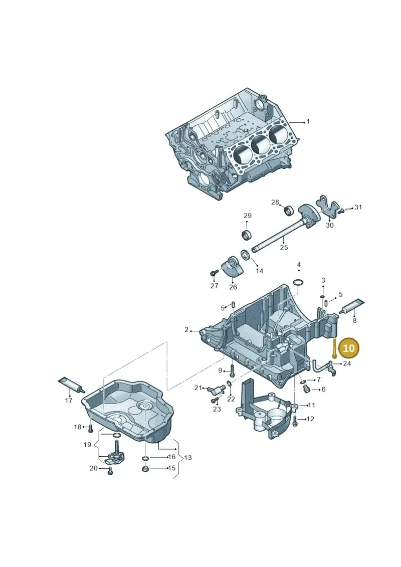 WHT004874 — Volkswagen Amarok twin cab (2022-) diagram 693103280, position 10