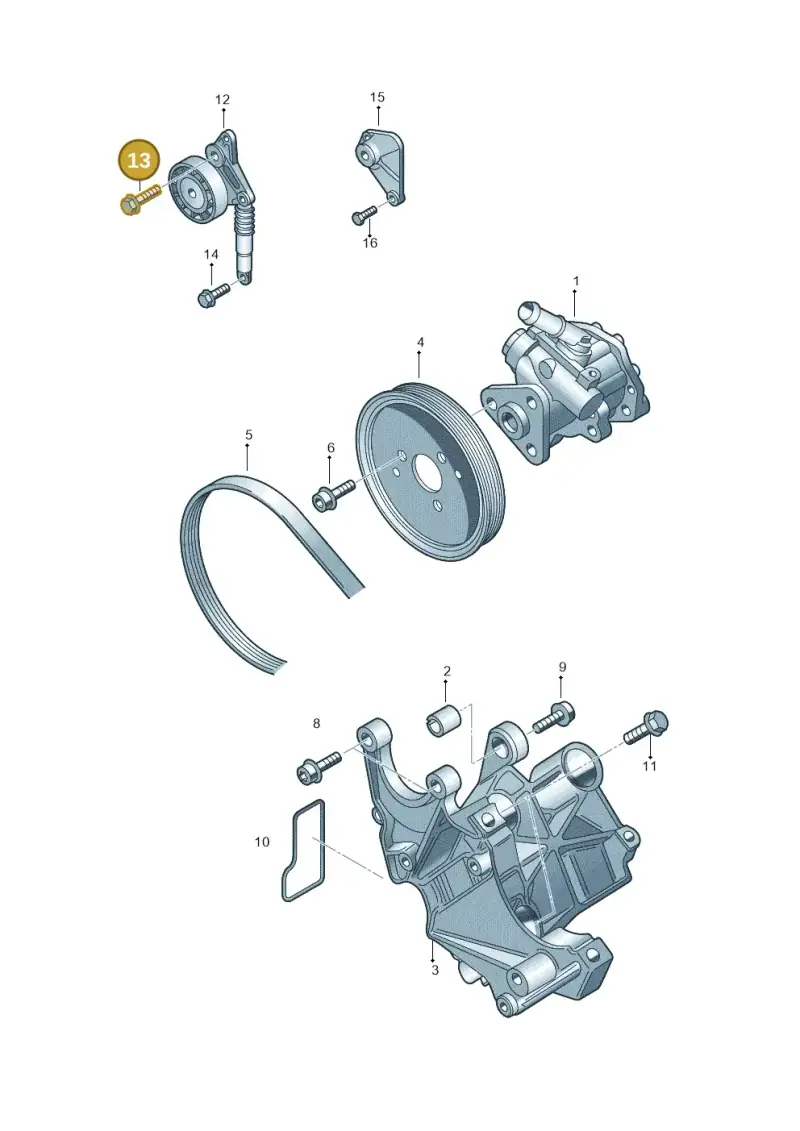 WHT004920 — Volkswagen Touareg                08> (2007-) diagram 274145250, position 13