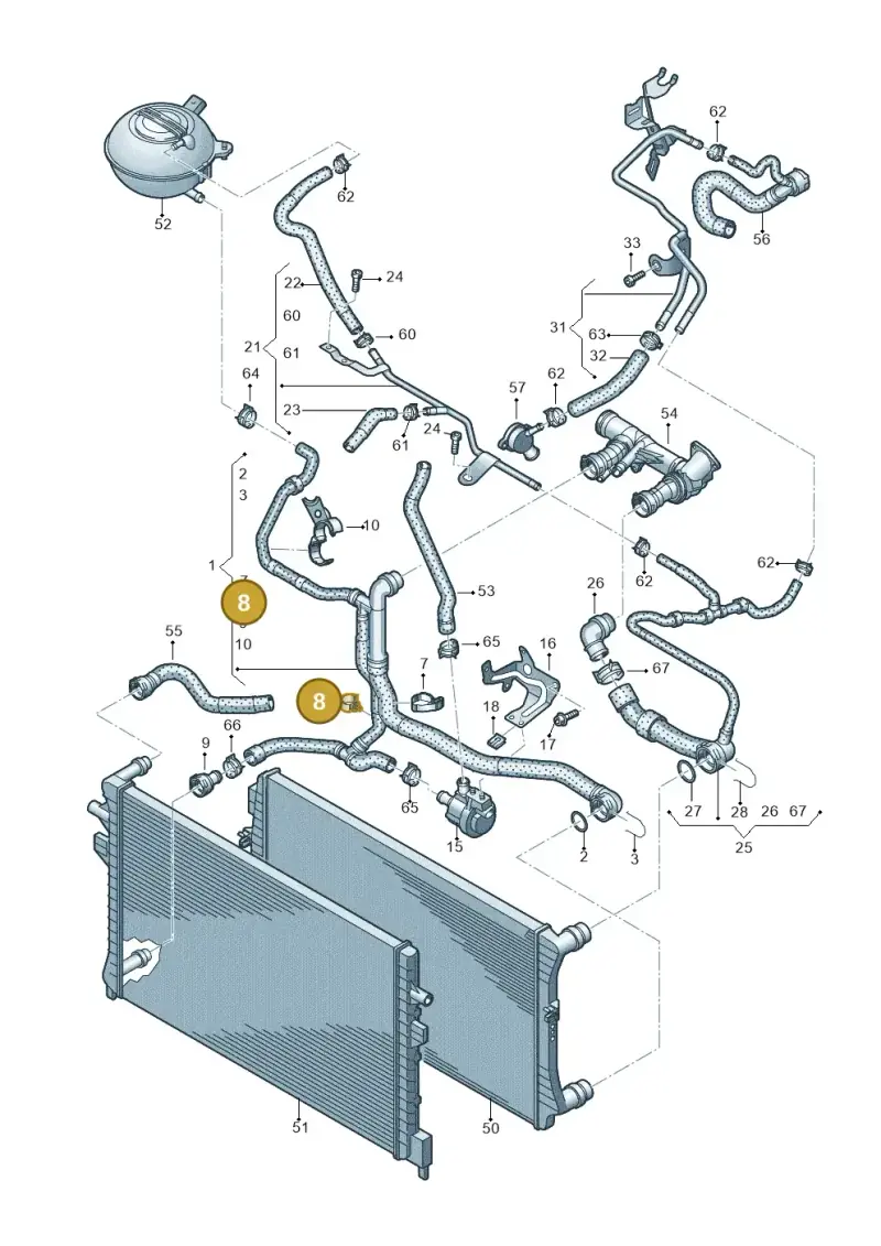 WHT005377 — Volkswagen Caddy Maxi Kombi (2020-2024) diagram 745121580, position 8