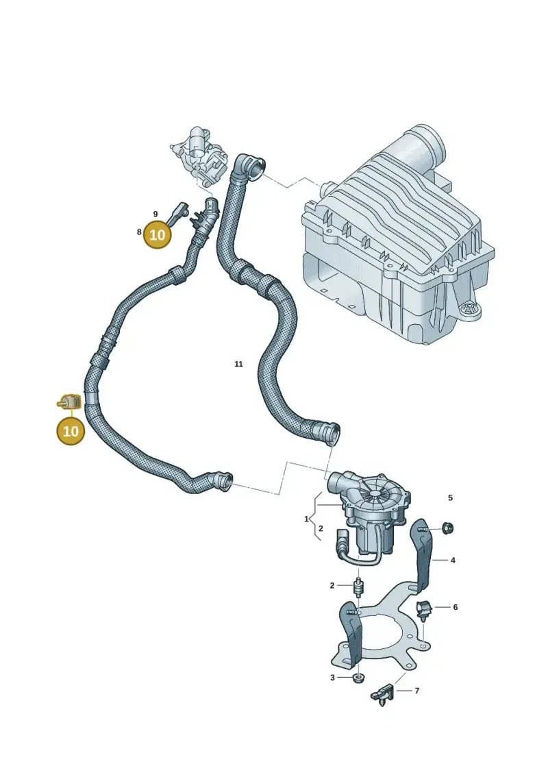 WHT005377 — Volkswagen Multivan (2021-) diagram 7t0131020, position 10