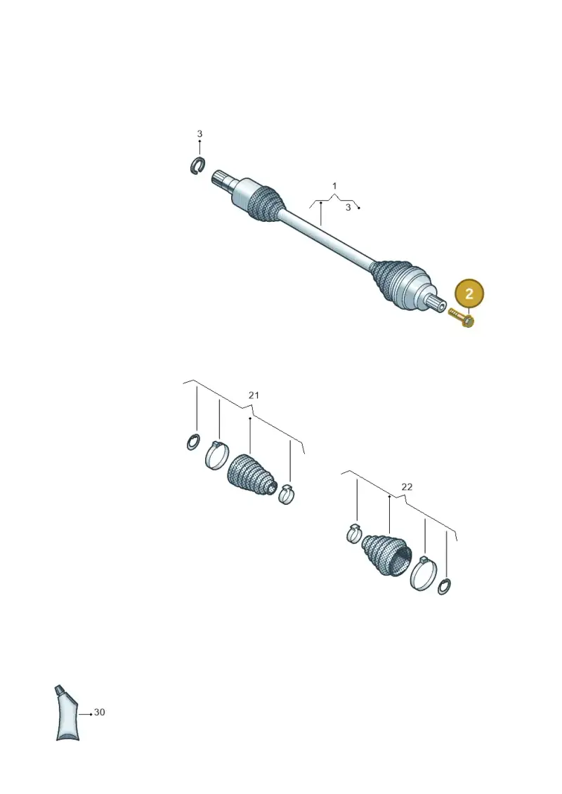 WHT005437A — Volkswagen ID.7 Limousine Pro (2023-) diagram 10a501015, position 2