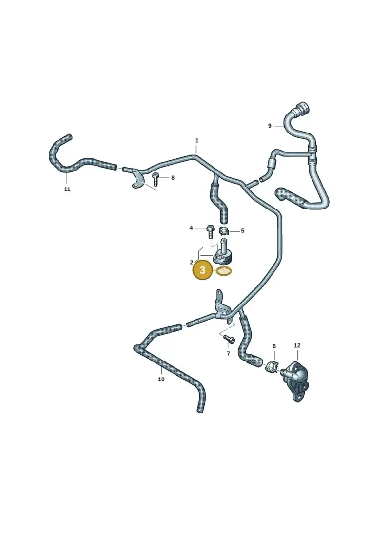 WHT005440 — Volkswagen Multivan (2021-) diagram 7t0121435, position 3