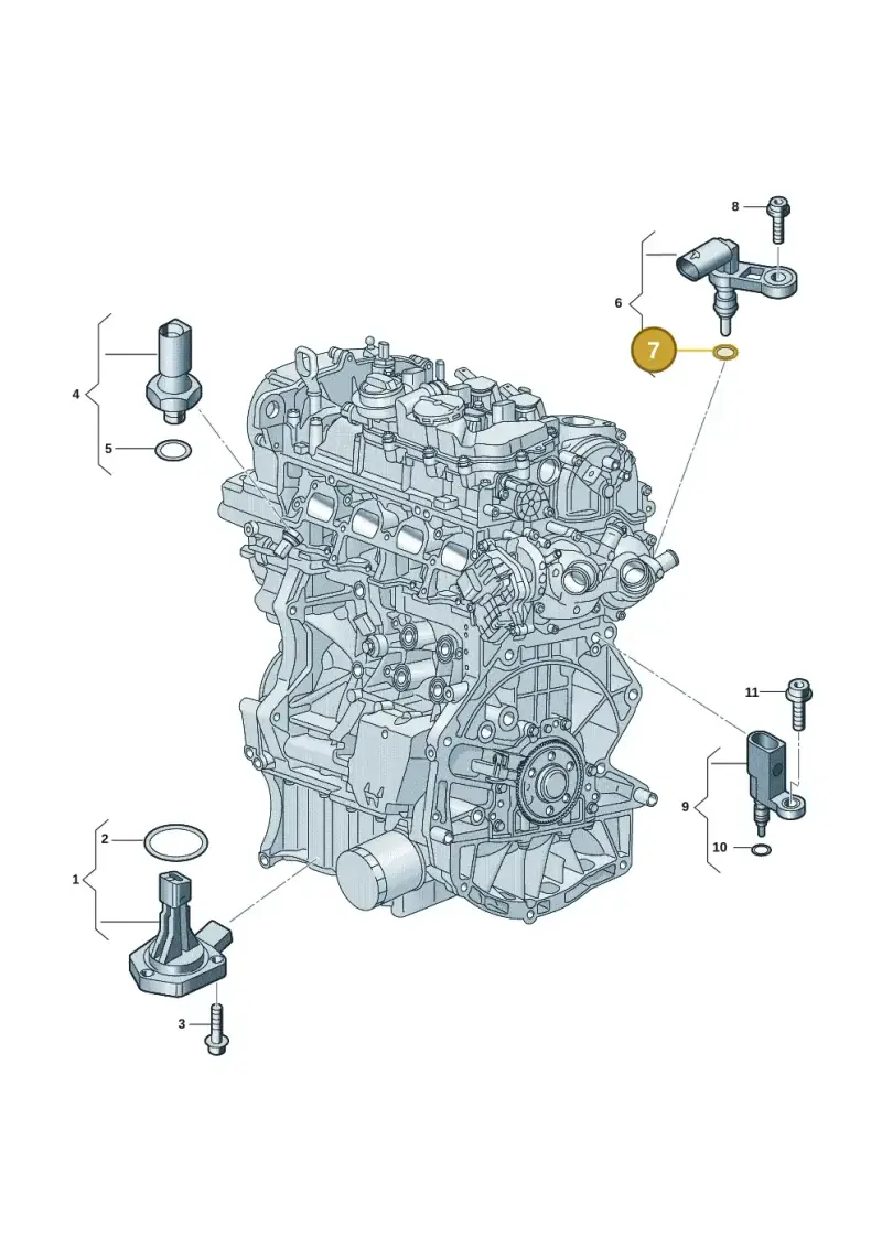 WHT005521 — Volkswagen Passat estate (2023-) diagram 907660006, position 7
