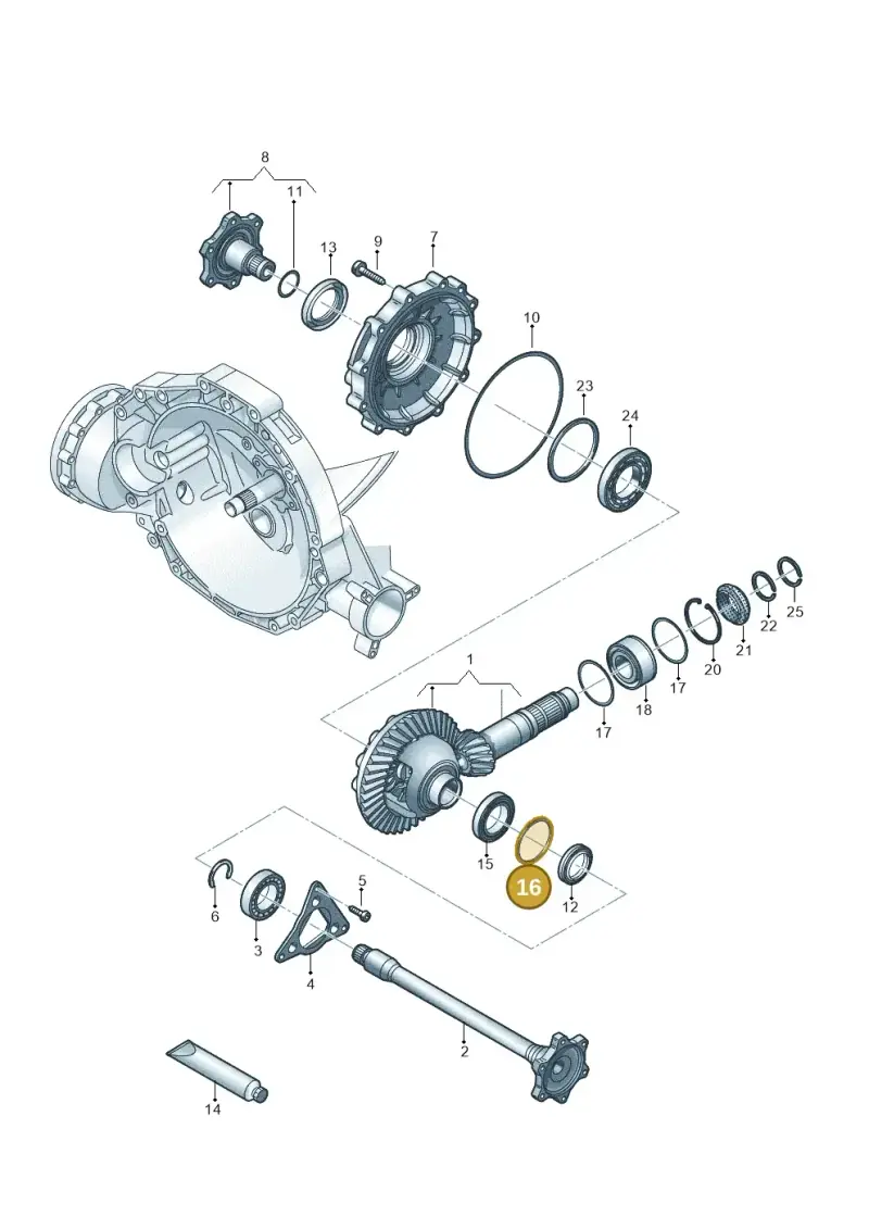 WHT005532AL — Audi A5 Limousine (2024-2025) diagram 798409055, position 16