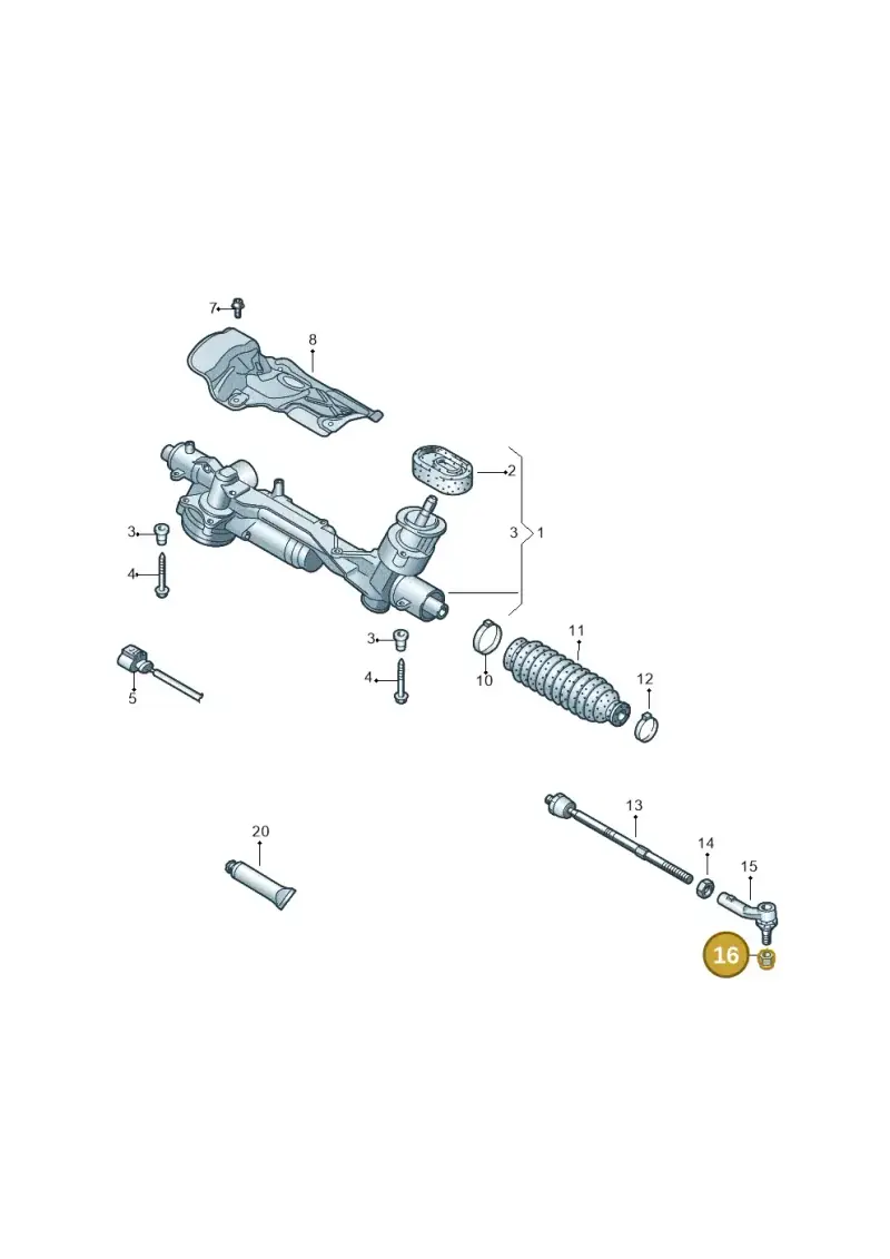 WHT005538 — Volkswagen Tiguan 2.0 (2023-) diagram 780423000, position 16